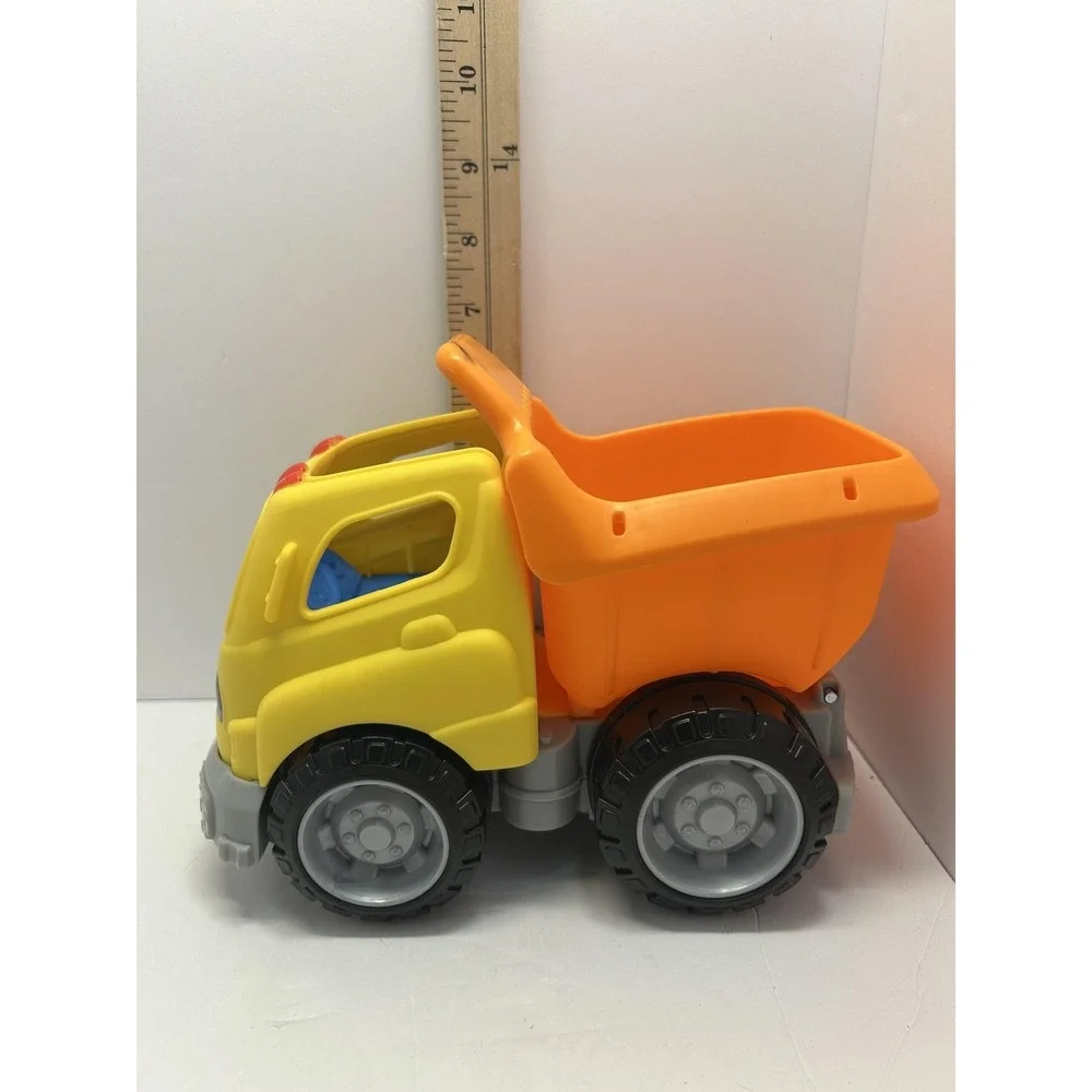 Fisher-Price Yellow Dump Truck Toy Small Plastic Construction Vehicle Kids